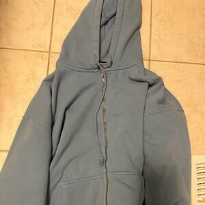 BRANDY MELVILLE OVERSIZED BLUE HOODIE